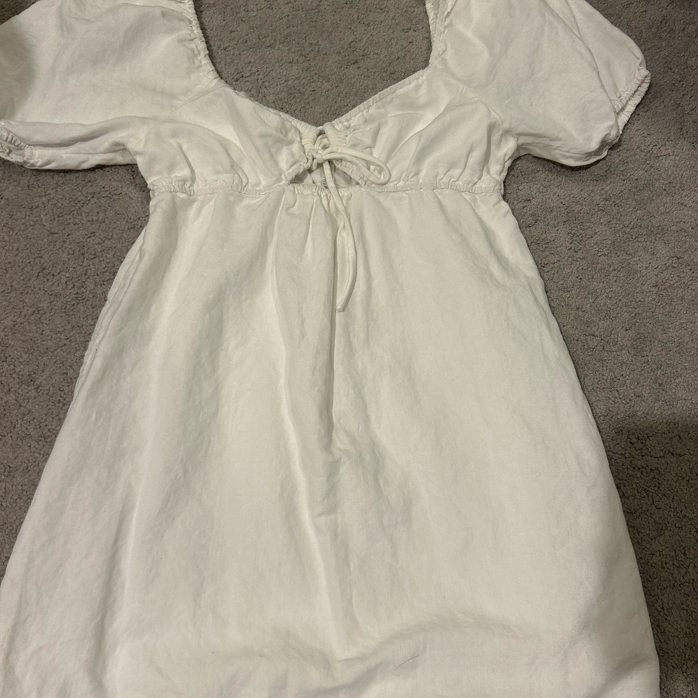 RVCA white babydoll summer dress